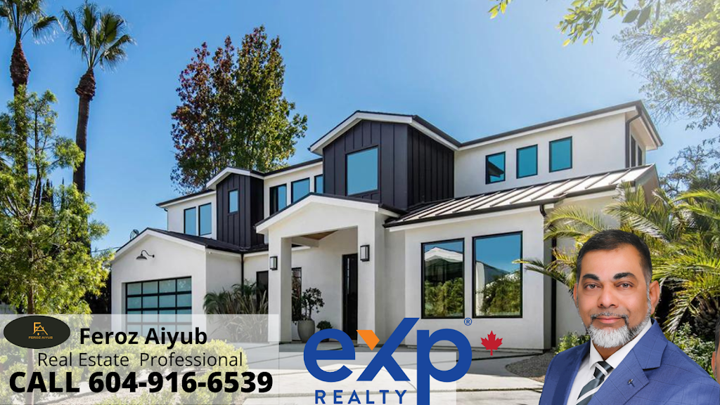 Feroz Aiyub - Real Estate Professional EXP Realty | 6358 166 St, Surrey, BC V3S 0W4, Canada | Phone: (604) 916-6539