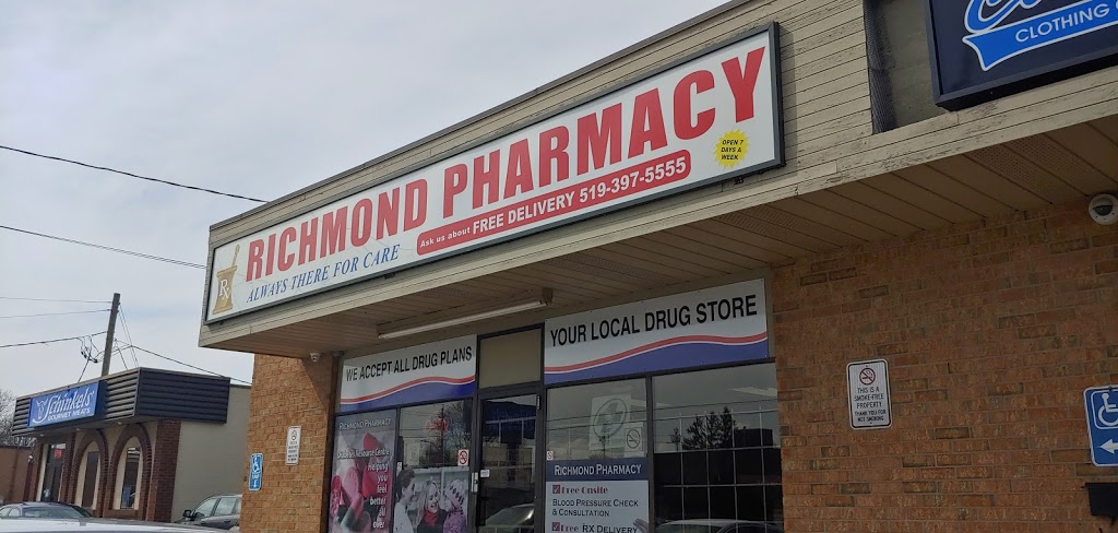 Richmond Pharmacy | 141 Richmond St, Chatham, ON N7M 1P3, Canada | Phone: (519) 397-5555
