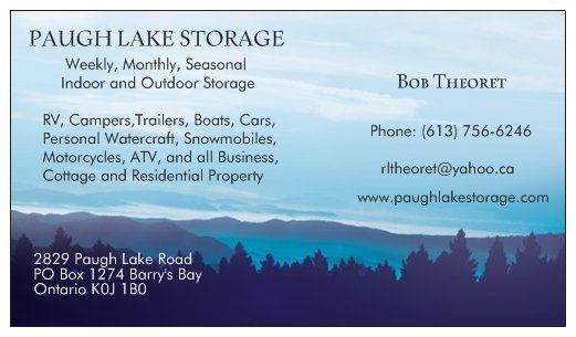 Paugh Lake Storage | 2829 Paugh Lake Rd, Barrys Bay, ON K0J 1B0, Canada | Phone: (613) 756-6246