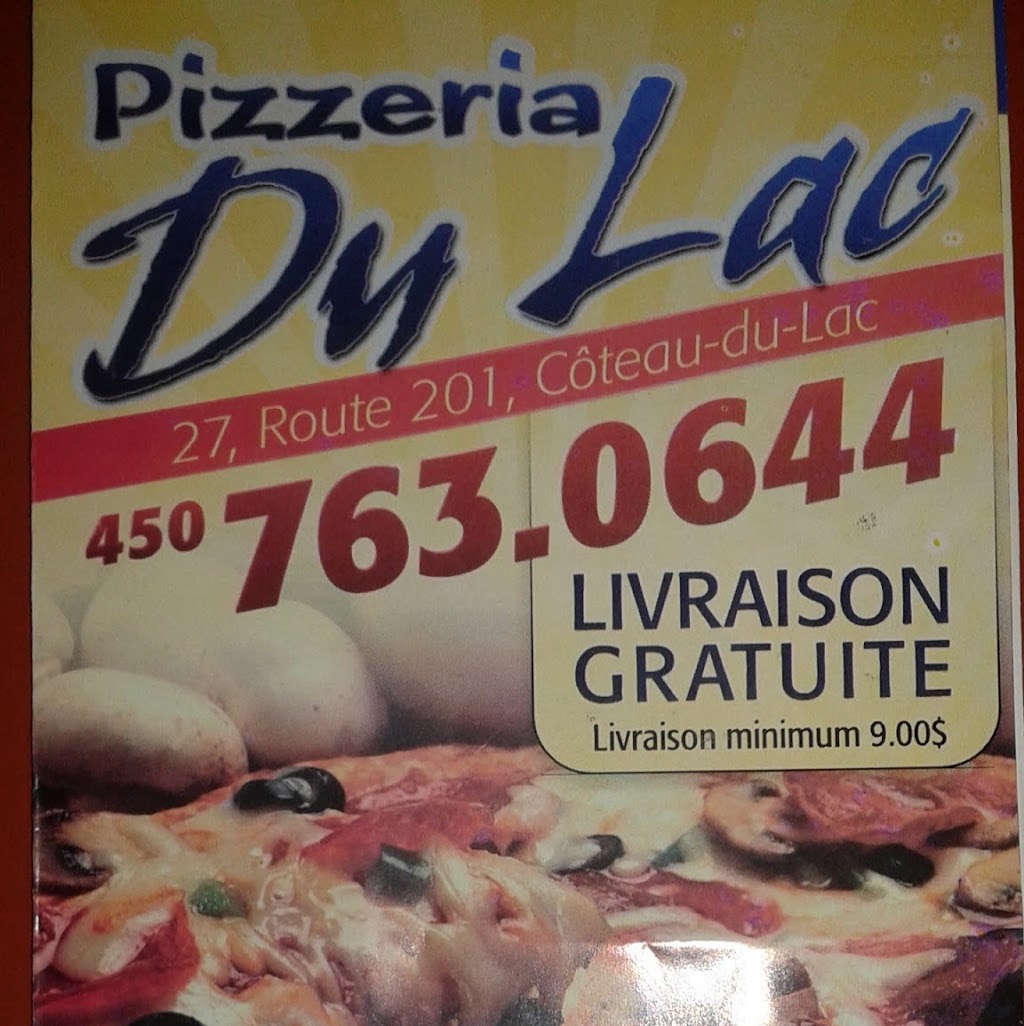 Pizzeria Du Lac | 27 QC-201, Coteau-du-Lac, QC J0P 1B0, Canada | Phone: (450) 763-0644