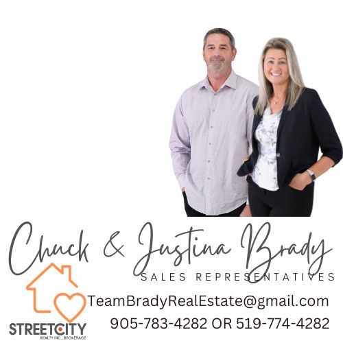 Justina Brady & Chuck Brady REALTORS - StreetCity Realty Inc | 47 Redbud Crescent, Simcoe, ON N3Y 0B7, Canada | Phone: (519) 774-4282