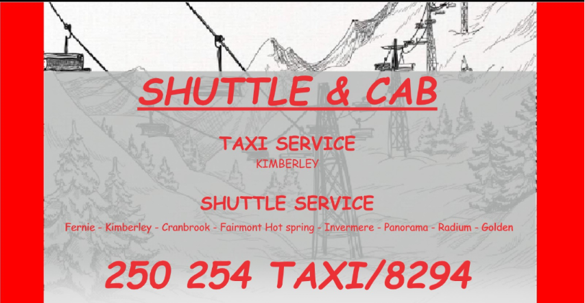 Mountain Shuttle & Cab | 400 Stemwinder Dr, Kimberley, BC V1A 2Y9, Canada | Phone: (250) 254-8294