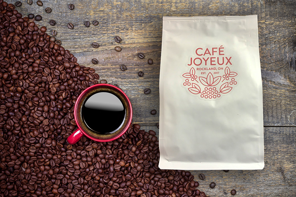 Joyful Coffee / Café Joyeux | 1600 Laurier St, Rockland, ON K4K 1C7, Canada | Phone: (613) 517-0137