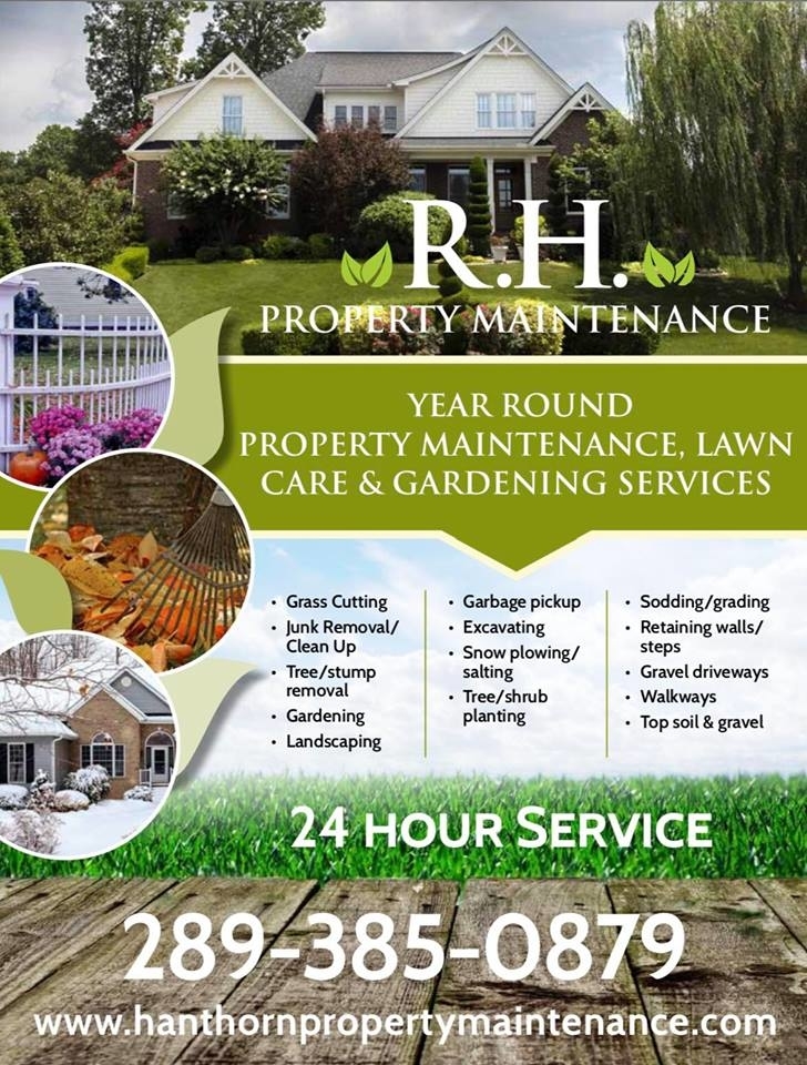 R H Property Maintenance | 4778 Trulls Rd, Hampton, ON L0B 1J0, Canada | Phone: (289) 385-0879