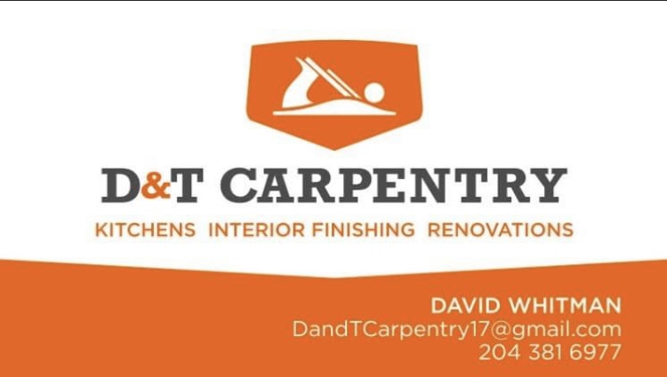 D & T Carpentry | Dwy 22131, Rd 32E, Pansy, MB R0A 1J0, Canada | Phone: (204) 381-6977