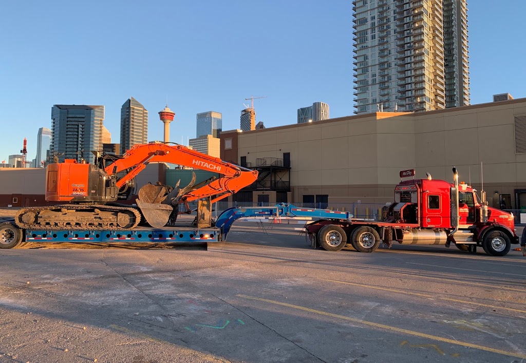 McJay Heavy haul | 10 Wrangler Pl SE #8, Rocky View No. 44, AB T1X 0L7, Canada | Phone: (587) 470-1001