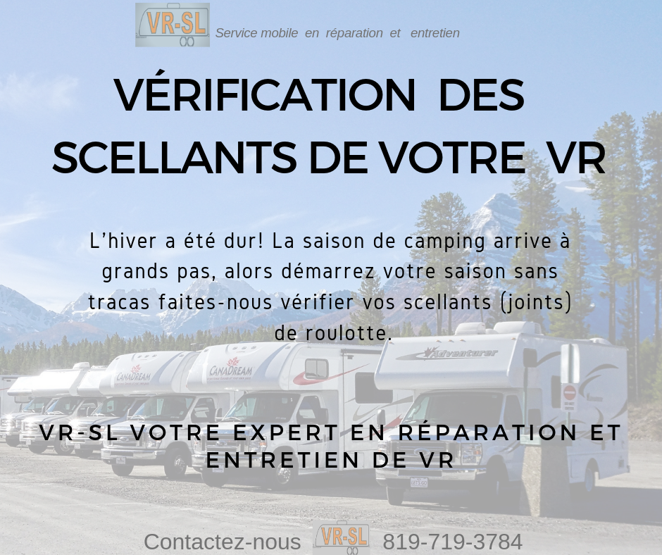 VR-SL service mobile de réparation, dentretien et de de vente d | 60 Rue de la Montagne, Saint-Boniface, QC G0X 2L0, Canada | Phone: (819) 719-3784