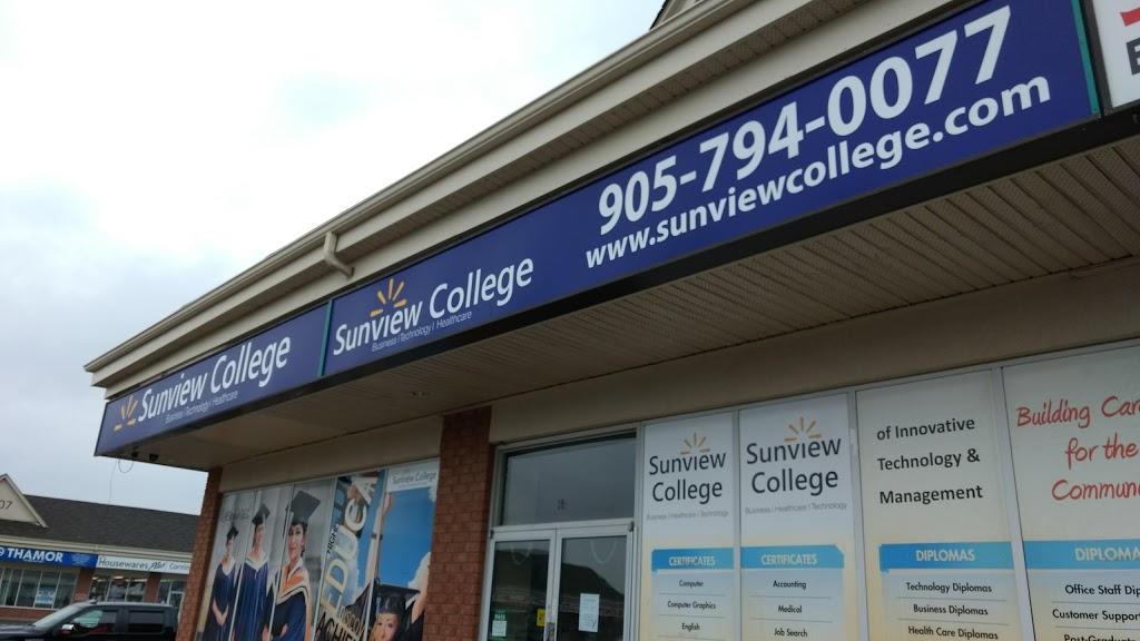 Sunview College | 8897 The Gore Rd Suite 25, Brampton, ON L6P 2L1, Canada | Phone: (905) 794-0077