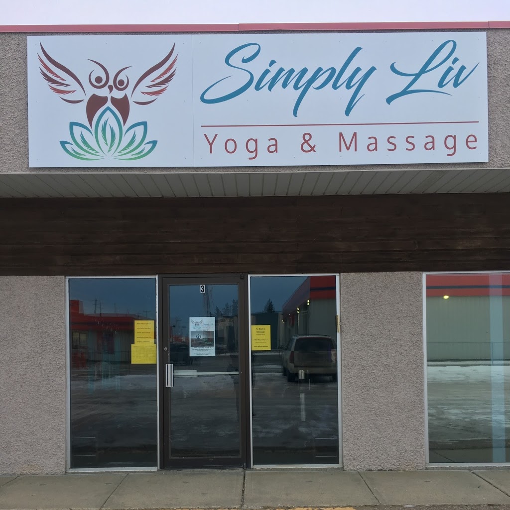 Simply Liv Yoga & Massage | 40 South Ave, Spruce Grove, AB T7X 4G3, Canada | Phone: (780) 962-9537