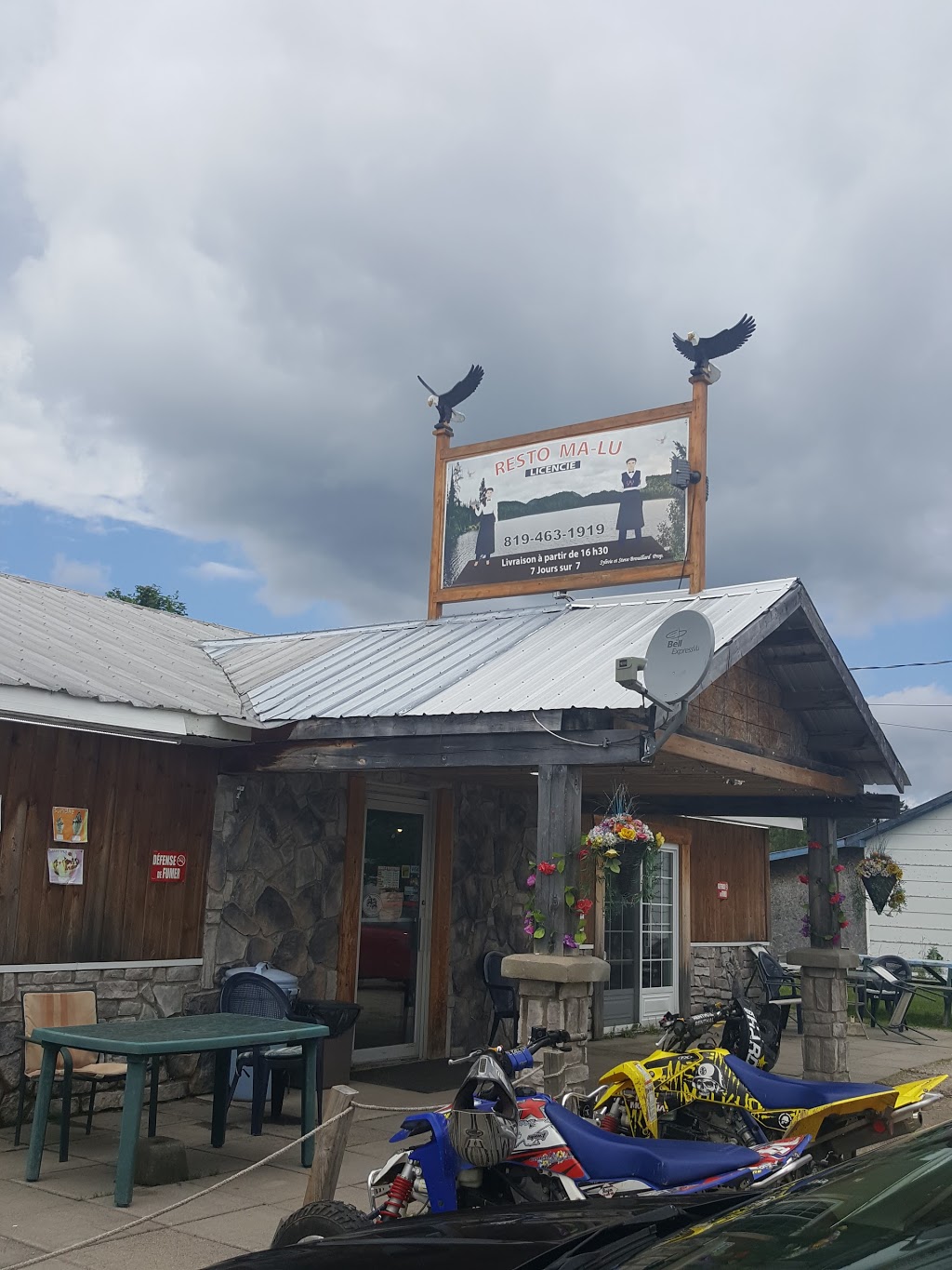 Casse croûte Ma-Lu | CH Du Lac à LArche, Cayamant, QC J0X 1Y0, Canada | Phone: (819) 463-1916