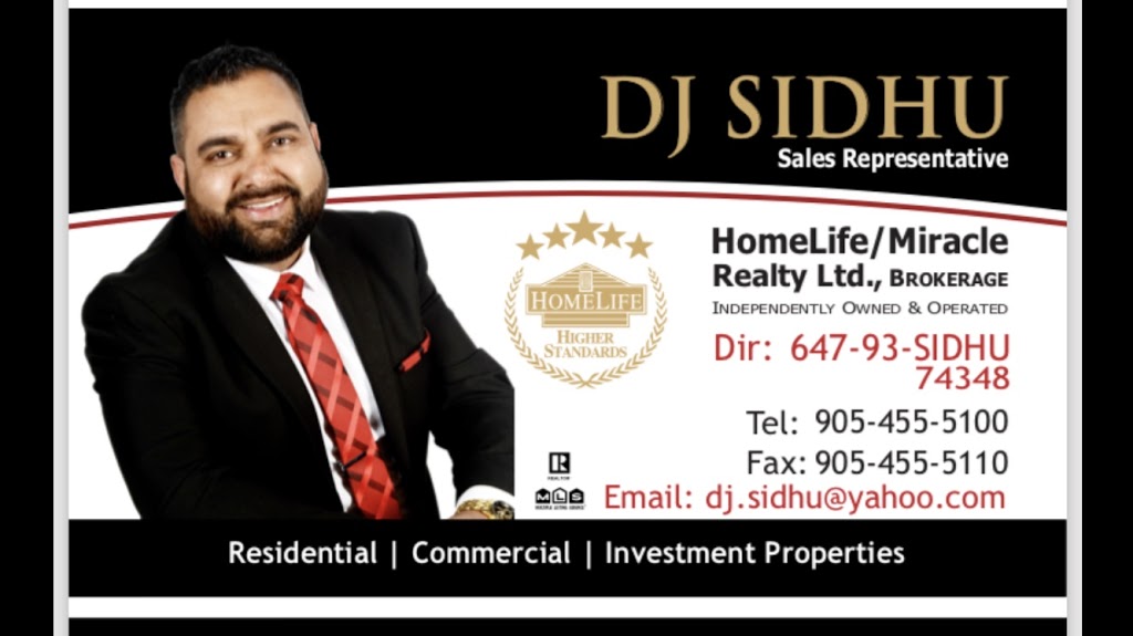 Realtor DJ Sidhu | 821 Bovaird Dr W #31, Brampton, ON L6X 0T9, Canada | Phone: (647) 937-4348