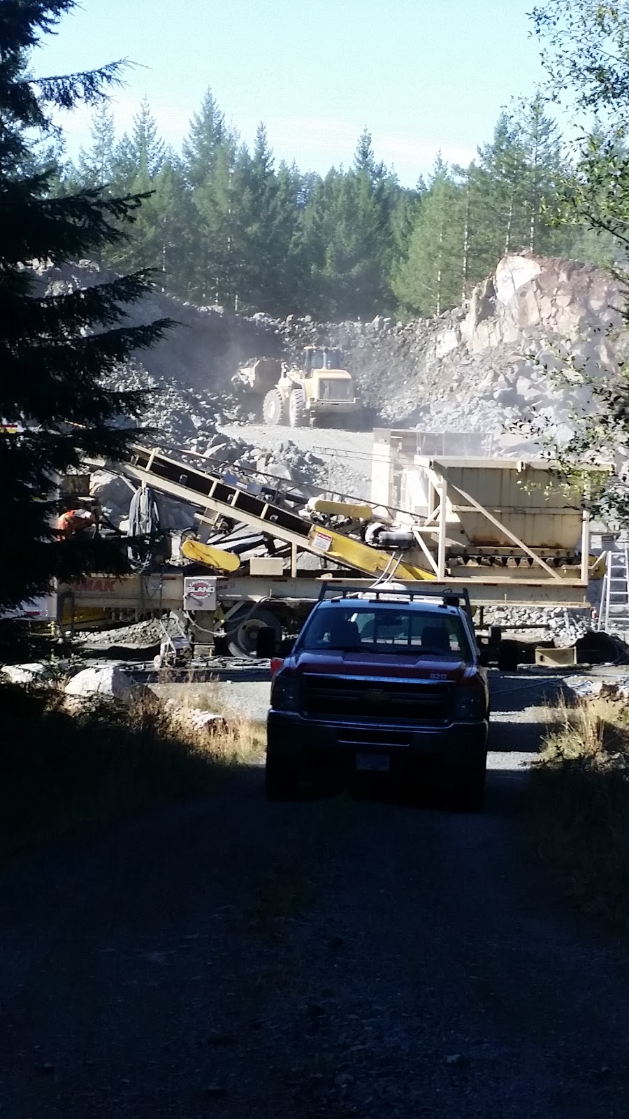 Landtec Industries Rock Quarry | Upper Gowlland Harbour Rd, Comox-Strathcona J, BC V0P 1H0, Canada | Phone: (250) 202-6115