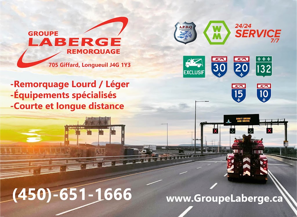 Remorquage Groupe Laberge Inc. (1515 Marie-Victorin, St-Bruno) | 1515 Rue Marie-Victorin, Saint-Bruno-de-Montarville, QC J3V 6B7, Canada | Phone: (450) 482-0866