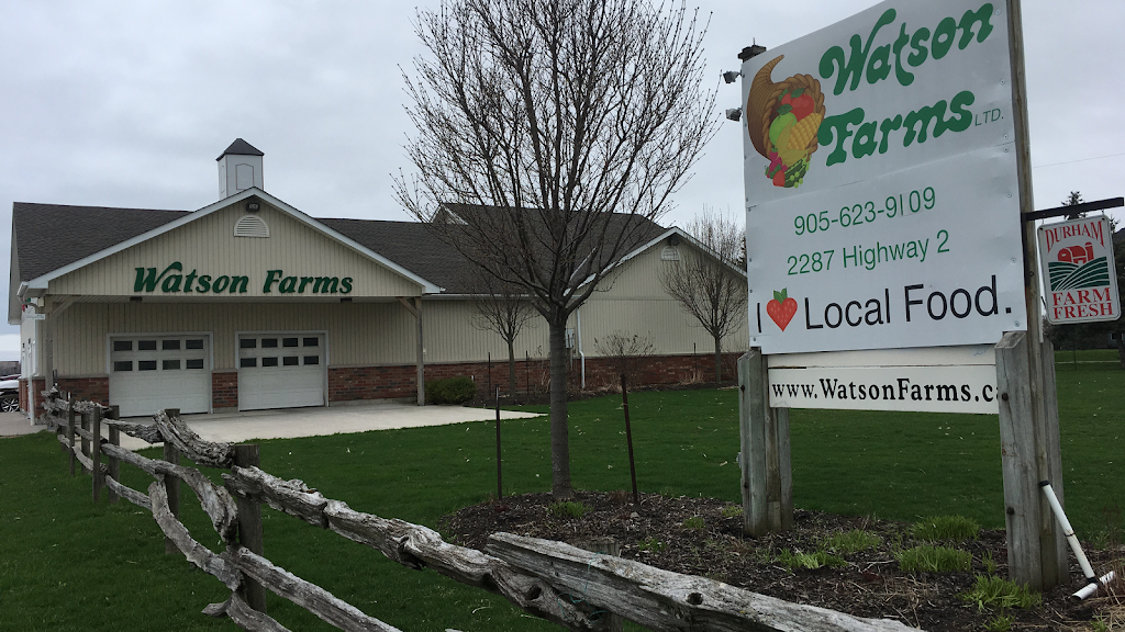 Watson Farm Market | 2287 Durham Regional Hwy 2, Bowmanville, ON L1C 3K7, Canada | Phone: (905) 623-9109