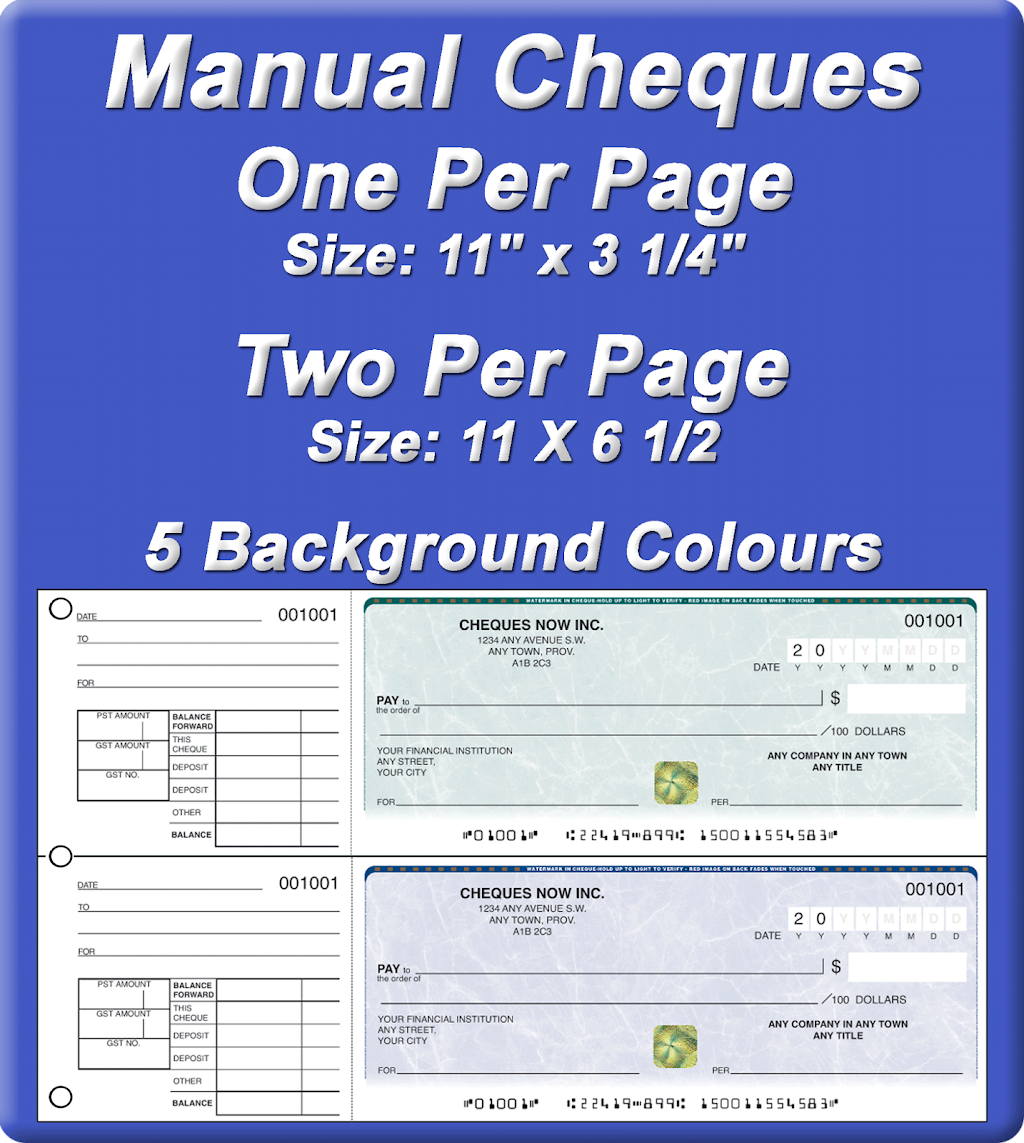 Print & Cheques Now Inc. | 240007 Frontier Cres unit 11, Calgary, AB T1X 0R4, Canada | Phone: (866) 760-2661