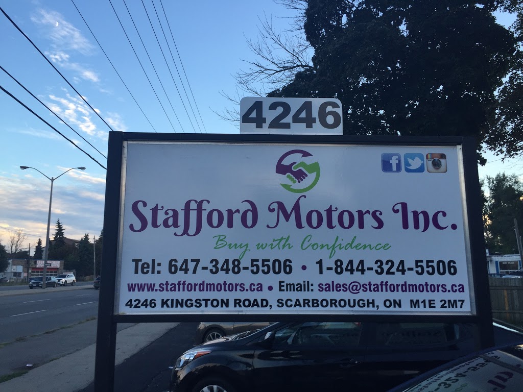 Stafford Motors Inc | 4246 Kingston Rd, Scarborough, ON M1E 2M7, Canada | Phone: (647) 348-5506