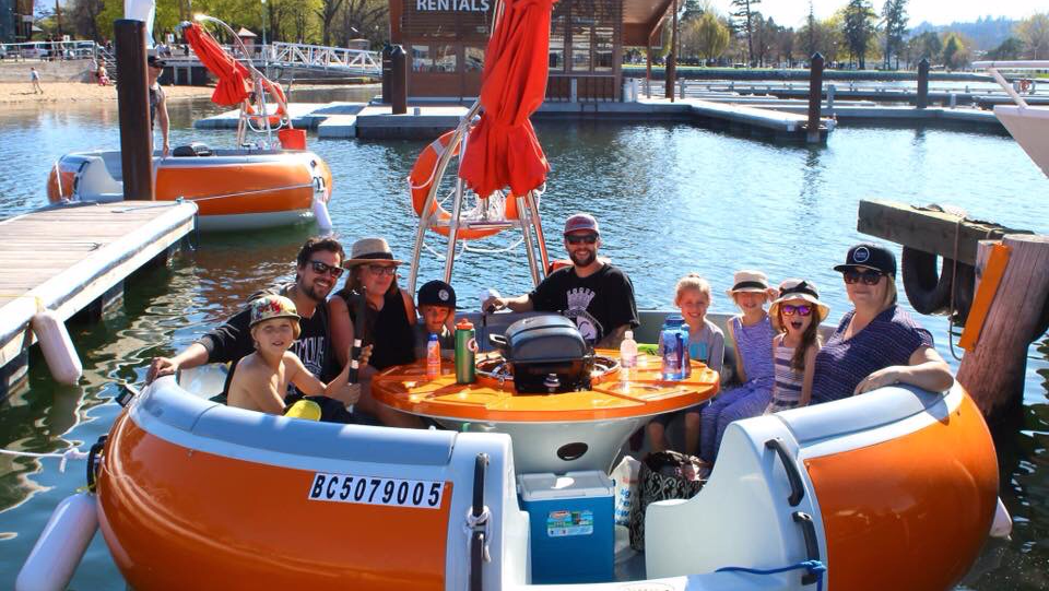 Maegs BBQ Boats Rentals & Tours | 230 Queensway, Kelowna, BC V1Y 1H2, Canada | Phone: (778) 821-2628