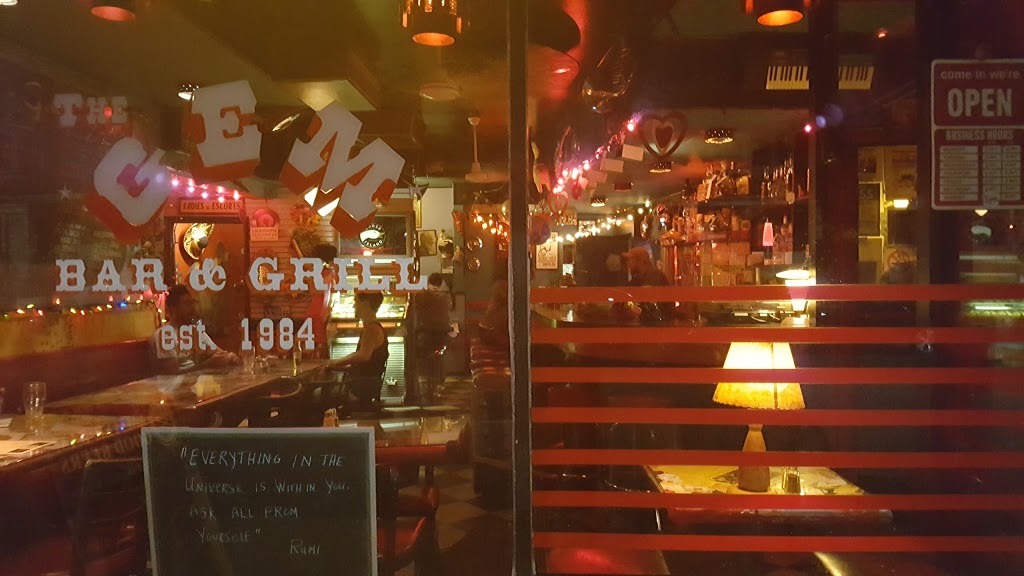 The Gem Bar & Grill | 1159 Davenport Rd, Toronto, ON M6H 2G5, Canada | Phone: (519) 800-1184