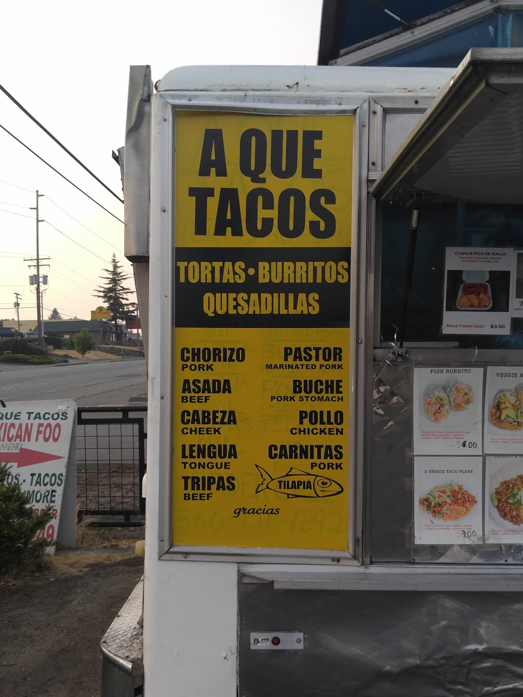 A Que Tacos | 110 N Samish Way, Bellingham, WA 98225, USA | Phone: (360) 510-2471