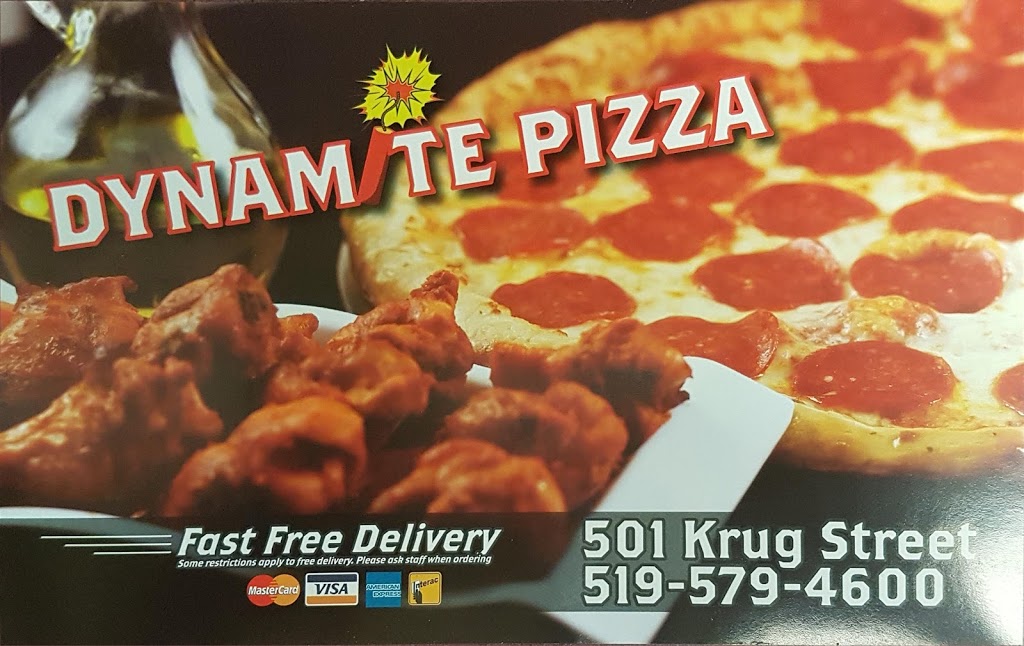 Dynamite Pizza | 501 Krug St, Kitchener, ON N2B 1L2, Canada | Phone: (519) 579-4600