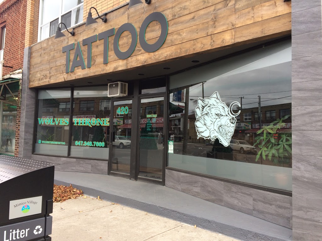 Wolves Throne Tattoo | 420 Royal York Rd, Etobicoke, ON M8Y 2R9, Canada | Phone: (647) 348-7666