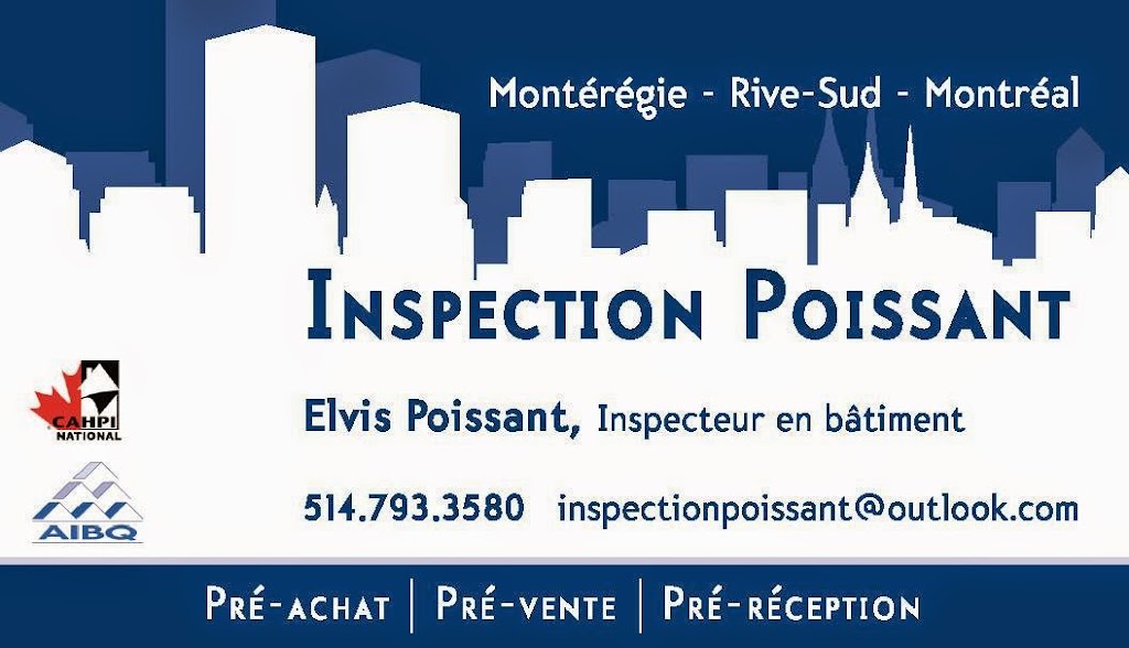 Inspection Poissant Inc. | 174 Rue Saint-Martin, Napierville, QC J0J 1L0, Canada | Phone: (514) 793-3580