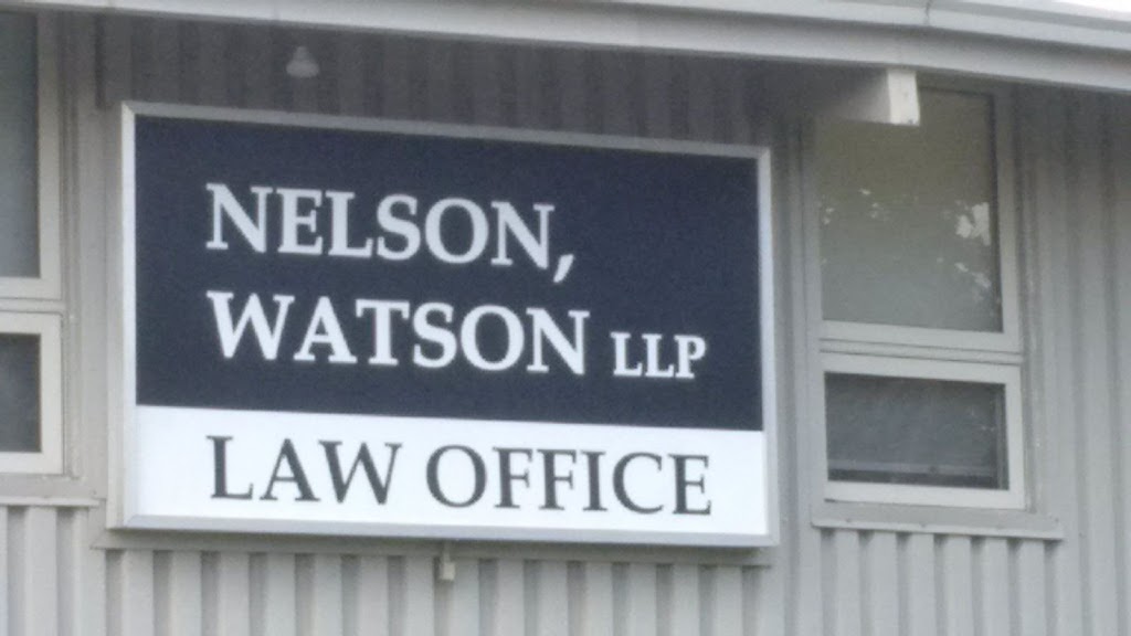 Nelson, Watson LLP | 15 Lewis Rd #101, Guelph, ON N1H 1E9, Canada | Phone: (519) 821-9610