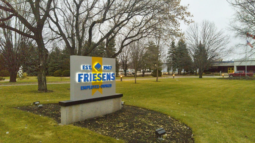 Friesens Corporation | One Printers Way, Altona, MB R0G 0B0, Canada | Phone: (204) 324-6401