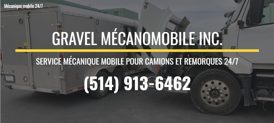 Gravel Mécanomobile inc. | 1195 Ch Sainte-Marie, Mascouche, QC J7K 3C2, Canada | Phone: (514) 913-6462