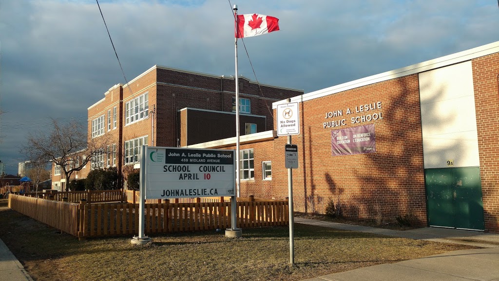 John A. Leslie Public School | 459 Midland Ave, Scarborough, ON M1N 4A7, Canada | Phone: (416) 396-6380