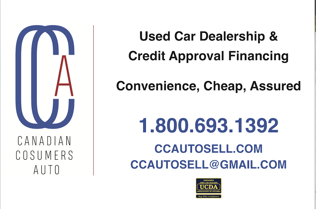 Canadian Consumers Auto INC(CCA) | #750, Oakdale Rd UNIT 23, North York, ON M3N 2Z4, Canada | Phone: (800) 693-1392