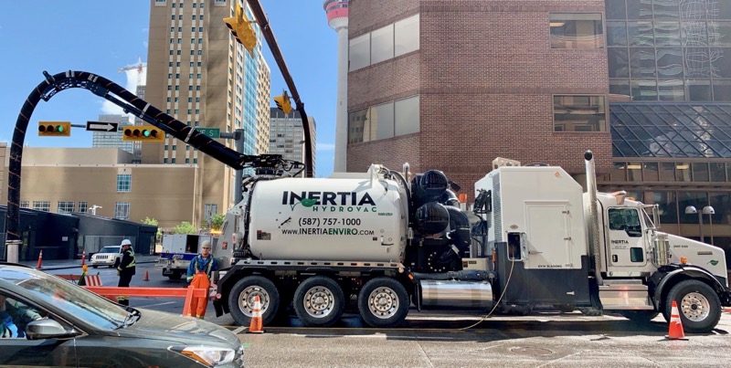 Inertia Hydrovac | 6865 84 St SE, Calgary, AB T2C 4T6, Canada | Phone: (587) 757-1000