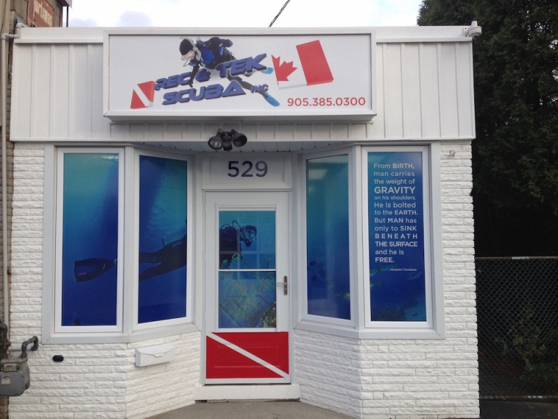 Rec & Tek SCUBA Inc. | 529 Upper Sherman Ave, Hamilton, ON L8V 3L9, Canada | Phone: (905) 385-0300