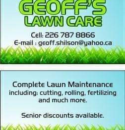 GEOFFS LAWN CARE | 154 Seacliff Dr W, Leamington, ON N8H 3Y5, Canada | Phone: (226) 787-8866