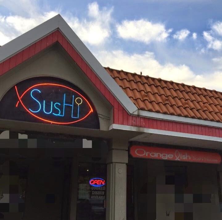 Orange Fish Sushi House | 1107 Lorne Park Rd, Mississauga, ON L5H 3A1, Canada | Phone: (905) 271-8880