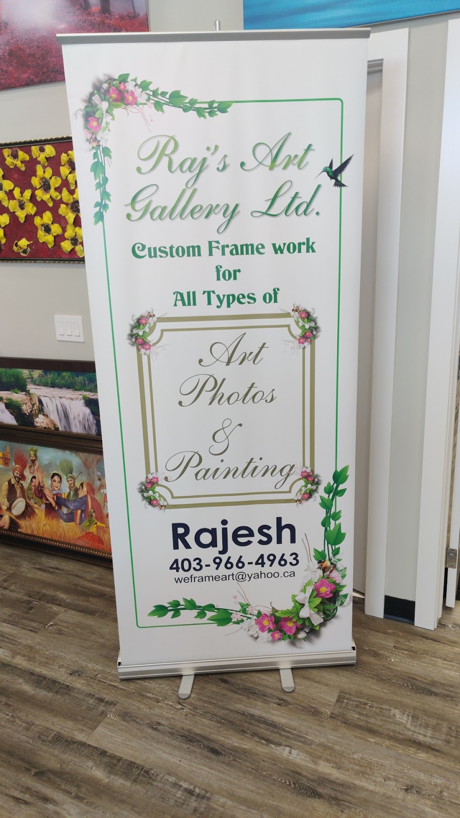 Rajs Art Gallery | 4250 109 Ave NE #4125, Calgary, AB T3N 1M7, Canada | Phone: (403) 966-4963