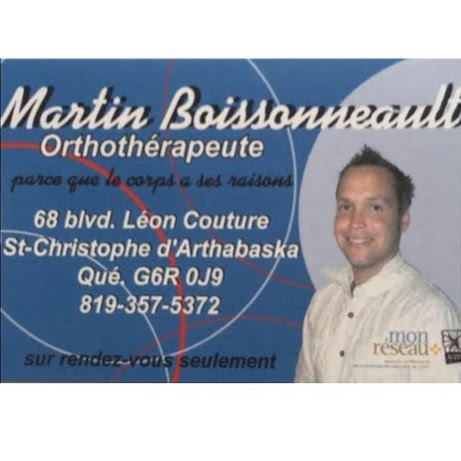 Clinique DOrthotherapie | 68 Boul Leon Couture, Saint-Christophe-dArthabaska, QC G6R 0J9, Canada | Phone: (819) 357-5372