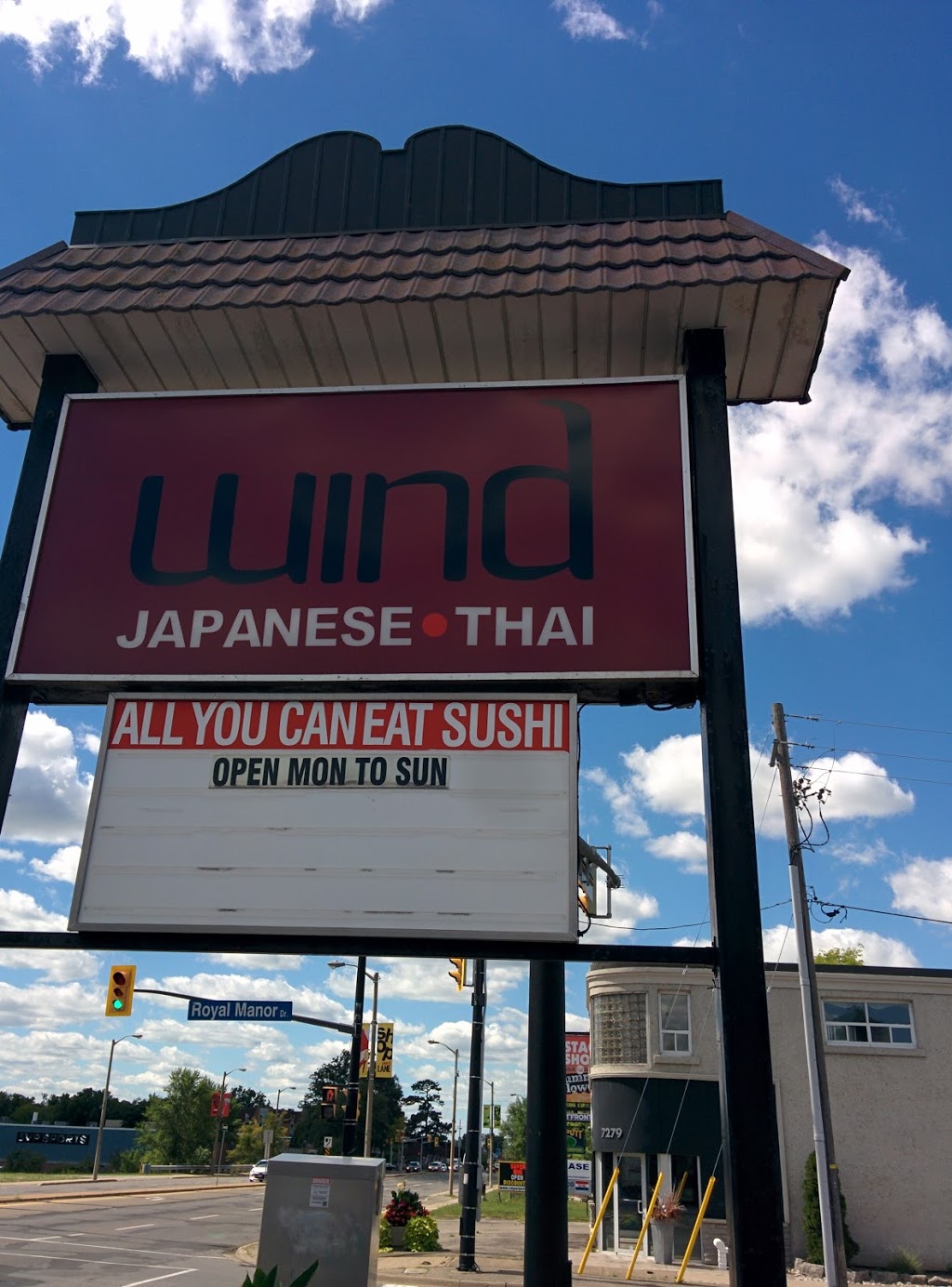 Wind Japanese & Thai | 7241 Lundys Ln, Niagara Falls, ON L2G 1W3, Canada | Phone: (905) 371-3888