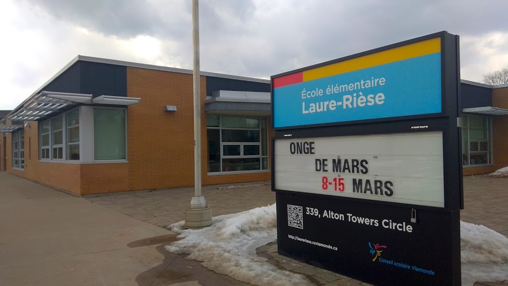 Elementary School Laure-Rièse | 339 Alton Towers Cir, Scarborough, ON M1V 4L3, Canada | Phone: (416) 397-2014