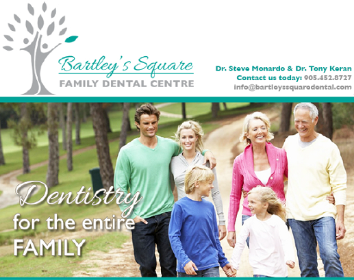 Bartleys Square Family Dental Centre | 1 Bartley Bull Pkwy #1, Brampton, ON L6W 3T7, Canada | Phone: (905) 452-8727