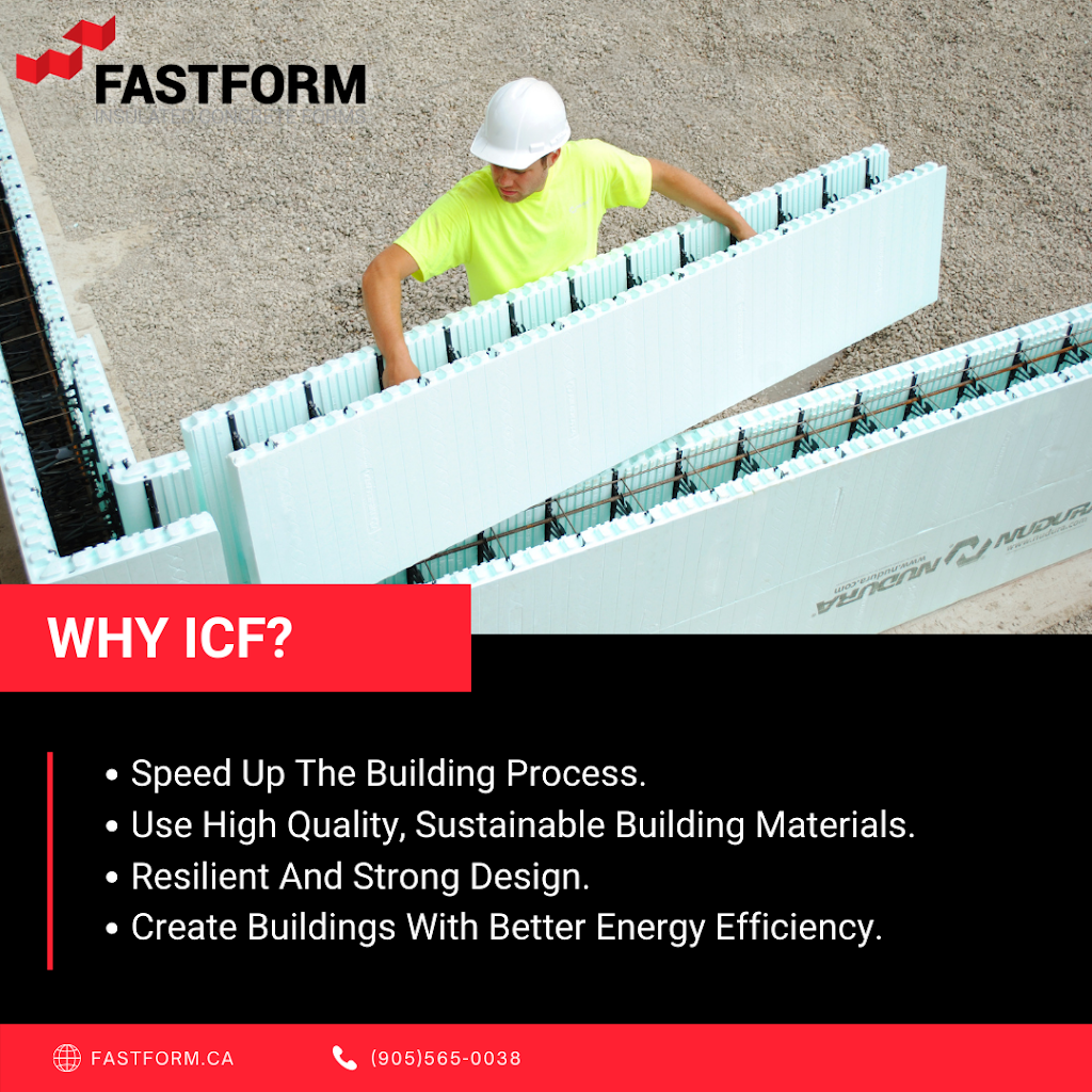 Fastform Insulated Concrete Forms | 495 Waydom Dr Unit 5, Ayr, ON N0B 1E0, Canada | Phone: (226) 686-1030