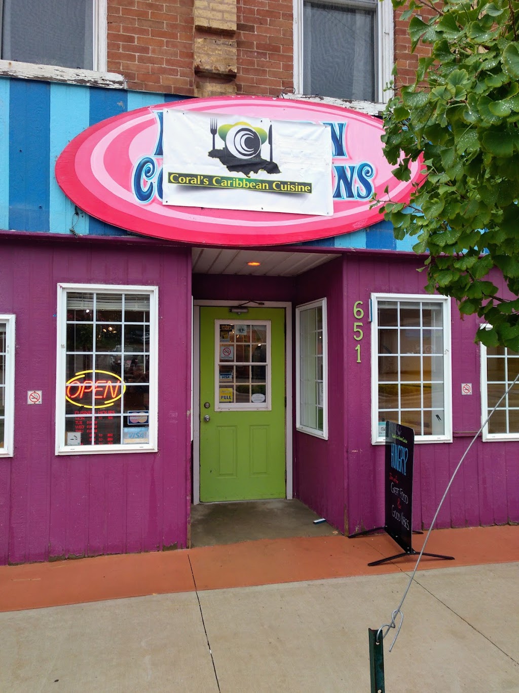 Corals Caribbean Cuisine | 651 Berford St, Wiarton, ON N0H 2T0, Canada | Phone: (519) 534-2478