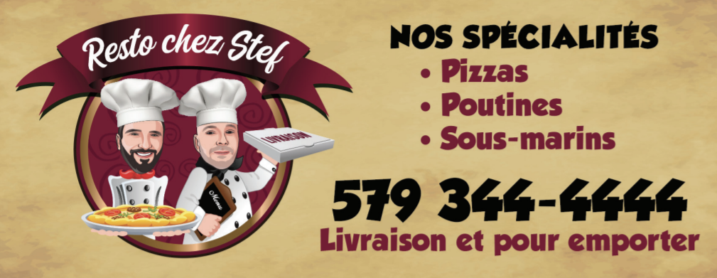 Resto Chez Stef | 5657 Chem. de Saint-Jean, Saint-Félix-de-Valois, QC J0K 2M0, Canada | Phone: (579) 344-4444