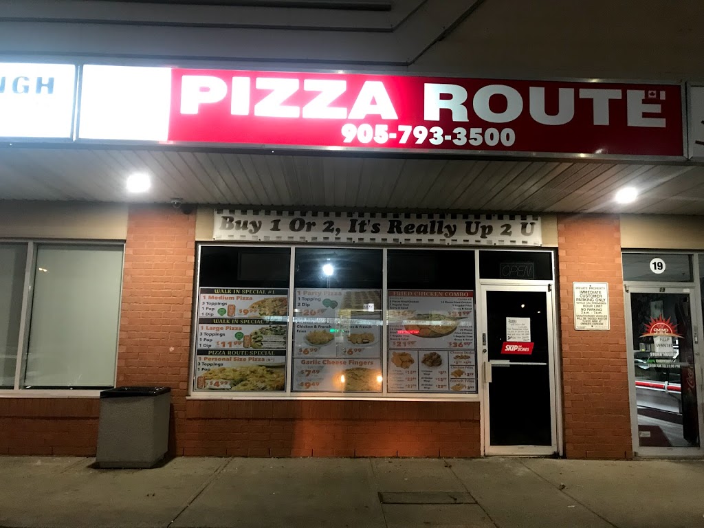 Pizza Route | 1098 Peter Robertson Blvd, Brampton, ON L6R 3A5, Canada | Phone: (905) 793-3500