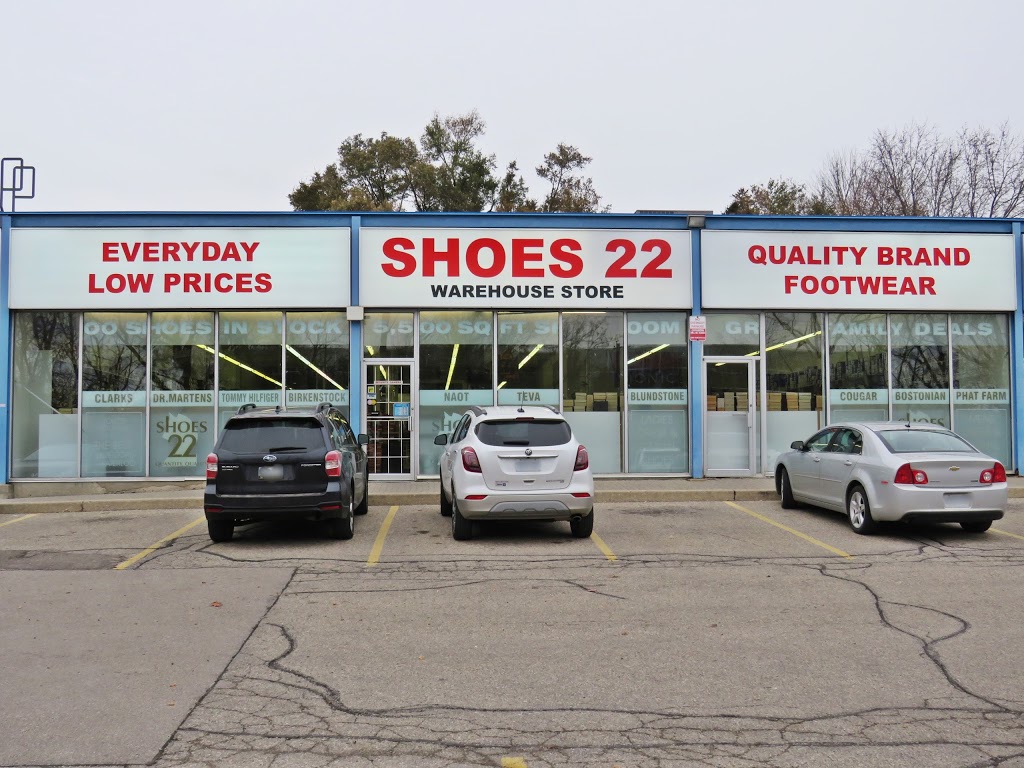 Shoes 22 Waterloo | 133 Weber St N, Waterloo, ON N2J 3G9, Canada | Phone: (519) 746-4983