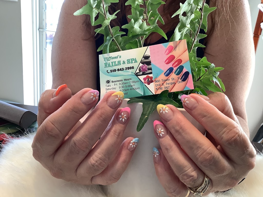 Tiffanis Nails & Spa | 860 Tower St S unit 5, Fergus, ON N1M 3N7, Canada | Phone: (519) 843-2906