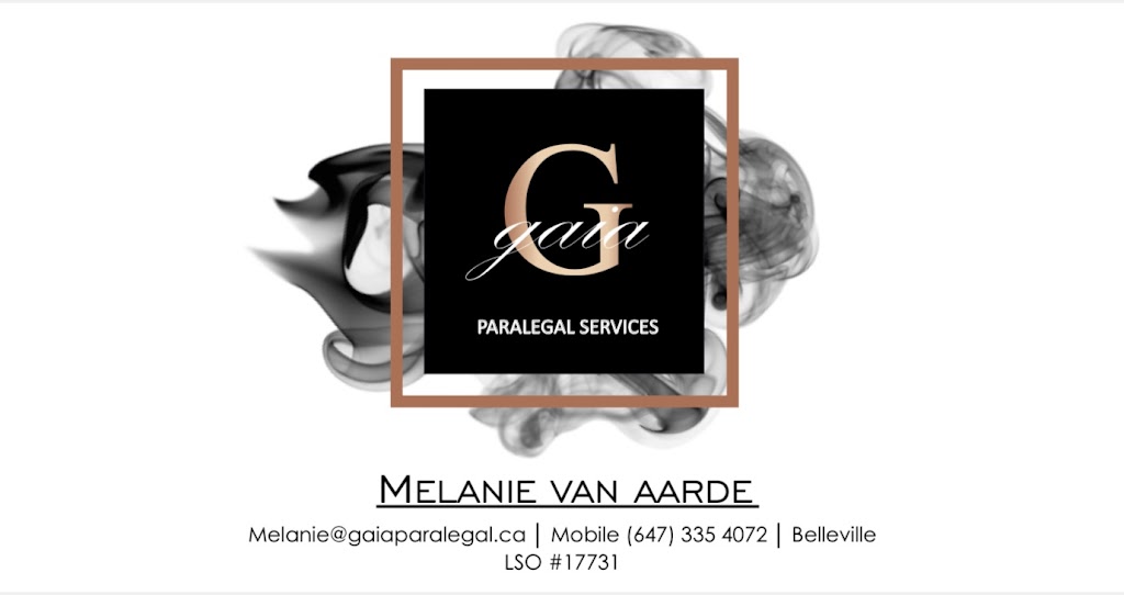 Gaia Paralegal Services | 22 Forest Hill Crescent, Belleville, ON K8N 4M5, Canada | Phone: (647) 335-4072