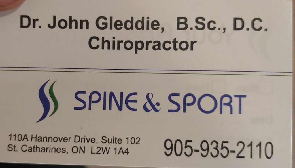 Gleddie John G | 110 Hannover Dr Unit A, St. Catharines, ON L2W 1A4, Canada | Phone: (905) 935-2110