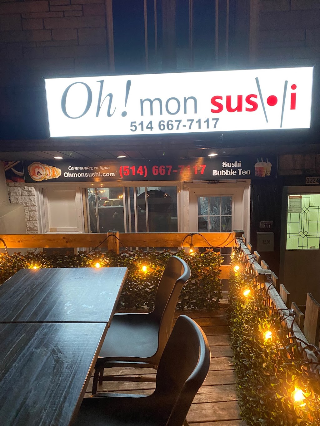 Restaurant Oh mon sushi | 3226 Rue Beaubien E, Montréal, QC H1Y 1H7, Canada | Phone: (514) 667-7117