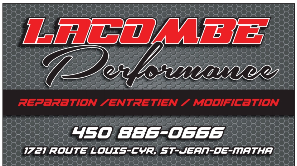 Lacombe performance | 1721 Route Louis-Cyr, Saint-Jean-de-Matha, QC J0K 2S0, Canada | Phone: (450) 886-0666